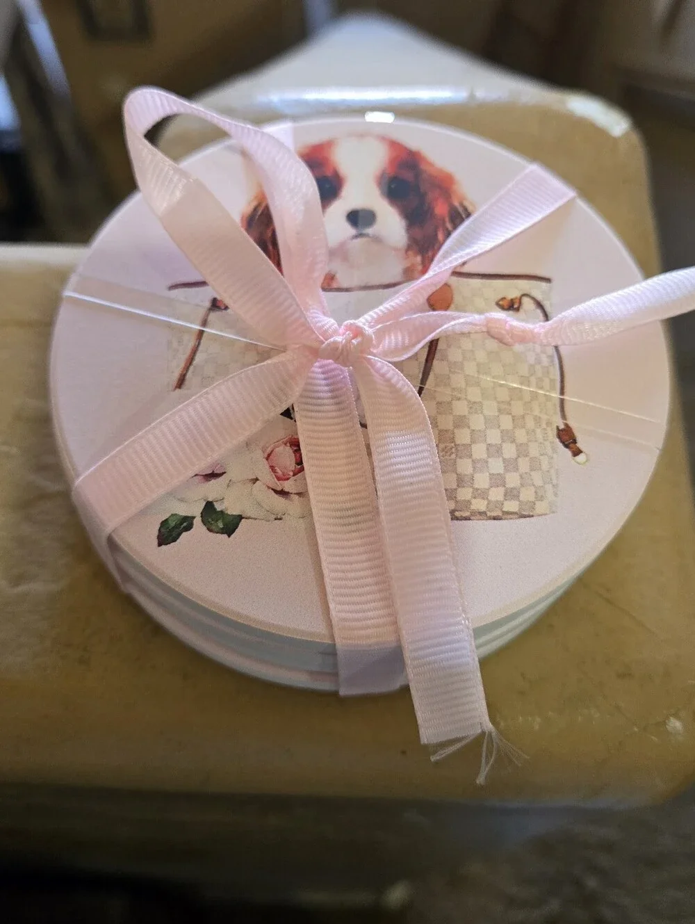Dogs In Handbags Coasters - Set of 4